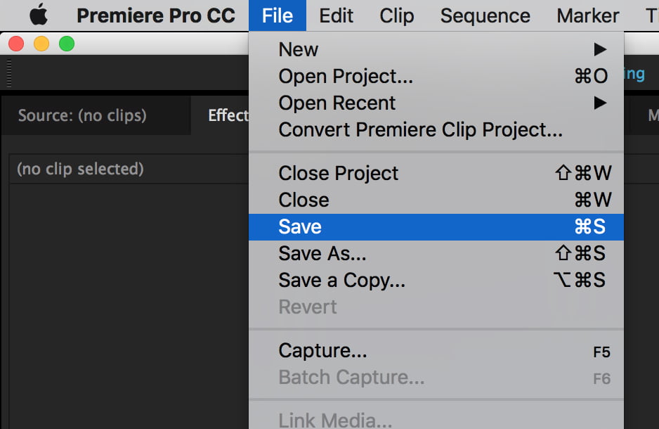 Saving and Exporting Your Project in Premiere | Media Commons