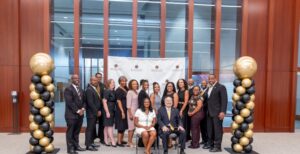 AUC Woodruff Library Staff with Alpha Phi Alpha Fraternity Members
